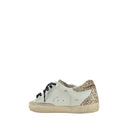 White Calf Leather Bos Taurus Low Top Sneakers