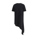 Black Cotton Casual Dress