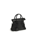 Black Calf Leather Bos Taurus Handbag