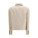 Beige Linen Clothing