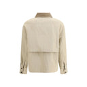 Beige Cotton Coat