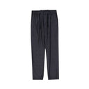Gray Virgin Wool Casual Pants