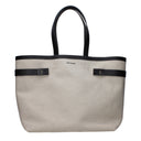 Beige Fabric Shoulder Bag