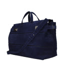Blue Leather Handbag