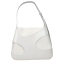 White Leather Shoulder Bag