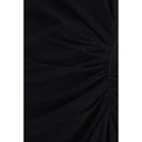 Black Cotton Casual Dress