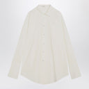 Camisa de algodón blanca The Row Ment