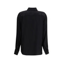 Black Viscose Pattern Shirt