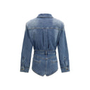 Blue Cotton Jumpsuit