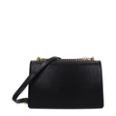 Black Leather Crossbody Bag