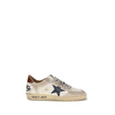 White Calf Leather Bos Taurus Low Top Sneakers