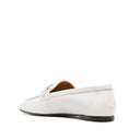White Calfskin Slip-On Loafers