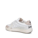 White Calfskin Low Top Sneakers