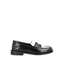 Black Leather Slip-On Loafers