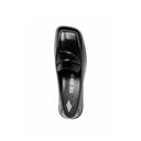 Black Calfskin Slip-On Loafers