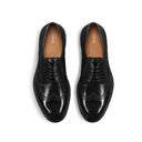 Black Calfskin Oxfords And Derbies