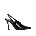 Black Calfskin High Heel Pumps