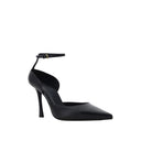 Black Lamb Leather Pumps