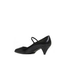 Black Calfskin High Heel Pumps