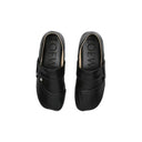 Black Calfskin Slippers