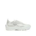 White Leather Chunky Sneakers