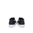 Black Calfskin Low Top Sneakers