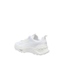 White Fabric Athletic Sneakers