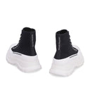 Black Canvas High Top Sneakers