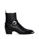 Black Calfskin Chelsea Boots