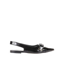 Black Calfskin Ballet Flats