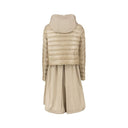 Beige Polyester Coat