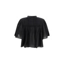 Black Cotton Blouse