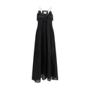 Black Cotton Casual Dress