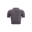 Gray Wool Top