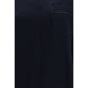 Blue Viscose T-Shirt