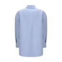 Light Blue Fleece Wool Shirt