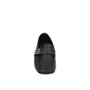 Black Calfskin Slip-On Loafers
