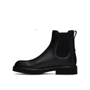 Black Calfskin Chelsea Boots