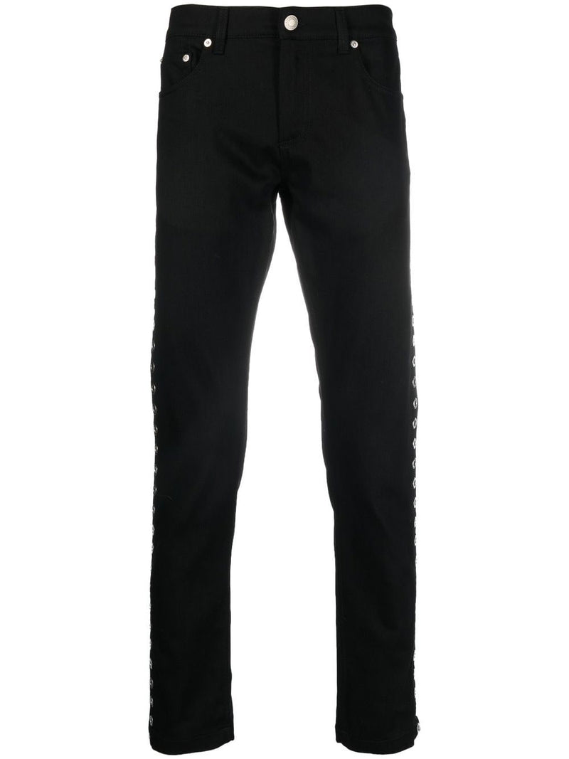 Alexander McQueen Mid-Rise Skinny-Jeans