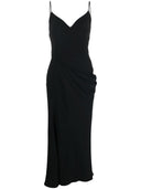 Alexander McQueen Draped Midi Dress