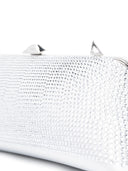 The Attico Long Night crystal-embellished clutch bag