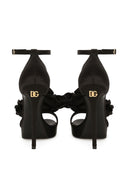 Dolce & Gabbana Keira 105mm flower appliqué sandals