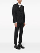 Alexander McQueen pinstriped single-breasted blazer