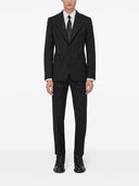 Alexander McQueen pinstriped single-breasted blazer