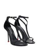 Alexander McQueen Harness 90mm leather sandals