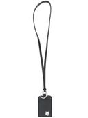 Maison Kitsuné Fox Head leather neck cardholder