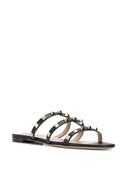 Valentino Garavani Rockstud Low Slide Sandal in Calfskin