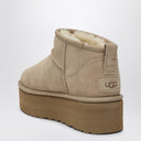 UGG Classic Ultra Mini boots with sand-coloured platform