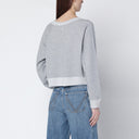Victoria Beckham Constance sweatshirt in grey mélange
