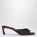 Christian Louboutin Brown suede Condora mule